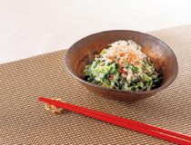 壬生菜の豆腐サラダ